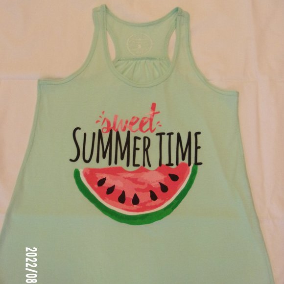 Jane Marie Tops - WATERMELON T-BACK T-SHIRT, NEW